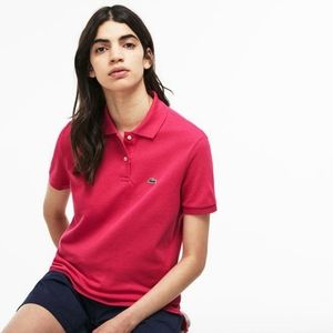 Lacoste Women's Pink Polo shirt